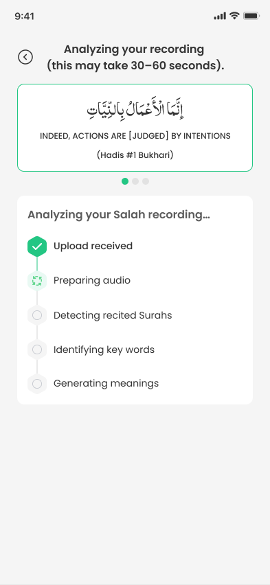 Analyzing your recitation
